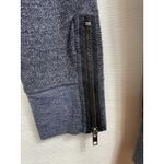 Free People Jogger Sweatpants Sz S Charcoal Heathered Gray Ankle Zip Pull On Photo 2