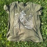 SheIn NWOT Casual Fox Floral Fitted Shirt Photo 1