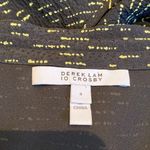 Derek Lam  10 Crosby black silk tie neck top size 4 Photo 5