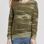 Zoe & Liv Crewneck Fleece Lined Camo Sweatshirt Photo 0