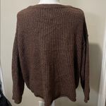 Like love Oversized Heather Brown Long Sleeve Sweater Large Photo 7