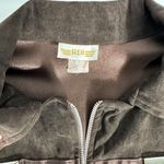 INC Women's | Rio  | Vintage Brown Suede Italy Zip Jacket Pantsuit 2 pc. Photo 4