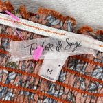 Taylor & Sage Taylor‎ & Sage Smocked Jumpsuit Floral Print Wide Leg Boho Size M Photo 6