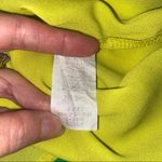 CARAMELA  Lime Green Short Sleeve Top Small Photo 4