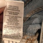 PacSun 💙SALE 3/$25 DENIM LIGHT WASH MINI SKIRT FRAY HEM SIDE STRIPE 28 Photo 5