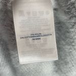 Lands' End Mock Neck Tunic Sweater Grey & White Cheetah Print size Large Photo 5