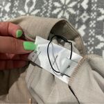 New Lattelier High Waisted Flare Leg Pants With Side Ankle Slit Center Seam XL Photo 4