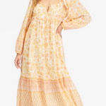 Billabong NWT Endless Sunset Long Sleeve Maxi Dress Women’s Size Small Photo 0