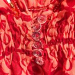 India Boutique Red Jeweled Swim Cover OS Photo 4