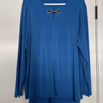 Tommy Hilfiger Royal Blue Long Sleeve Top Photo 0