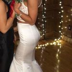 Rachel Allen White Two Piece Prom / Wedding Dress Photo 2