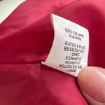 Ny Collection  Jacket Women’s Red Ruffle Sleeves Baby Doll Buttons Blazer Sz Sm Photo 2