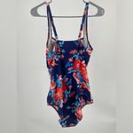 Ekouaer  one piece swimsuit, floral with adjustable straps,‎ size Large Photo 2