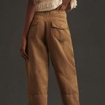 Anthropologie Pilcro Linen Blend Cropped Jodhpur Pants Photo 2