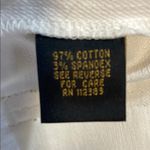 Reba  Women’s Cream Boot Cut Jeans with Gold Stitch Size 8 Photo 11