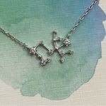 Sterling Silver Sagittarius Constellation Pendant 925  Dainty Necklace Photo 9
