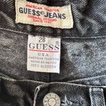 Guess Vintage 90’s  Black Jean Cutoff Shorts for Women’s Size: 28 Photo 5
