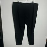 Calvin Klein NWT Size Faux-Leather Front Leggings Compression Stretch Black 2X Photo 7