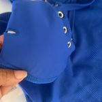 Ymi  High Waisted Bralette Blue Bikini Set with Grommet Details M Photo 6