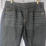 Democracy  "Ab"solution Pull On Jegging Denim Blue Jean Dark Wash Size 16W Photo 2