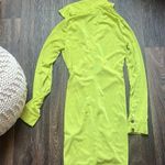 Isalis  Neon Button Down Dress Photo 3