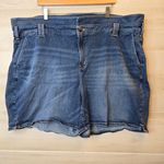 Lane Bryant {24} Mid Rise Girlfriend Jean Shorts Stretchy Denim Photo 0