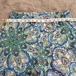 Chico's PANTS KNIT MEDALLION PALAZZO WIDE LEG SIZE 1, M Paisley Boho Relax Photo 7
