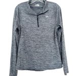 Under Armour  Heatgear Gray Quarter Zip Shirt Sz M Photo 0