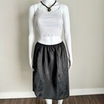 Vintage Warners Lace Half Slip Satin Black XL Photo 5