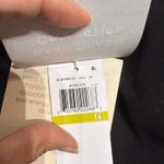 Adrienne Landau  Jet Black Gathered Midi Skirt Sz 14 NWT Photo 8