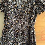 Madewell  Poplin Cotton Floral Wrap Dress size Small Photo 4