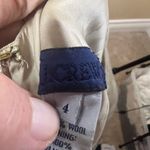 J.Crew Womens Wool Tan Knee Length Dress Short Sleeve Size 4 Career Work Wear Tan Photo 6