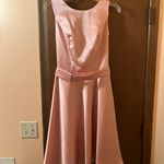 Dessy Collection by Vivian Diamond NWT Dessy Collection Sleeveless Cocktail Length Dress in Rose Photo 2