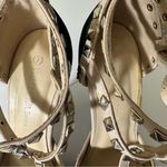 Wild Diva ADORA-64 Sexy Studded Stilletto Heels Black and Tan Size 7 Photo 5