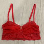 Urban Outfitters Red Lace Bralette Photo 2