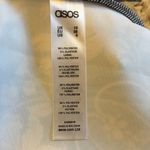 ASOS  sleeveless‎ scuba dress blue peach size 6 Photo 7