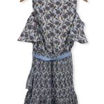 Foxiedox  Dress Lexie Cold Shoulder Floral Wrap Coquette Summer New Medium Photo 5