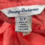 Tommy Bahama  Coral Linen Smocked Neck Sleeveless Midi Dress S/P Photo 3