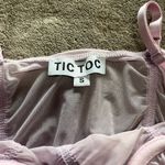 Tic Toc  Lala Lavender Sheer Bodycon Bodysuit Corset Dress Women’s Sz S EUC Photo 7