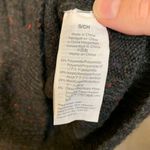 Madewell Ribbed Sweater Dress Rolled Mock Neck Donegal Dark Gray Size S Photo 7