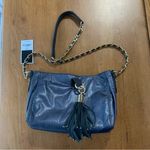 Juicy Couture Retro Blue Patent Leather Long Chain Pocketbook Bag Purse NWT Photo 3