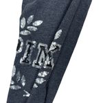 PINK - Victoria's Secret  Sequin Bling Gray Foldover Waist Leggings Yoga Pant S Photo 10