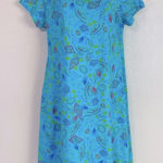 Fresh Produce  Seashell Print Cotton Short Sleeve Dress Size S Photo 0