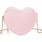 Stoney Clover Lane SCL x Target ☻︎ Terry Heart Crossbody Bag ☻︎ Smiley L Initial Patches ☻︎ Pink ☻︎ Photo 13