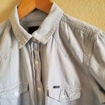 Hurley ombre long sleeve button down shirt sz M Photo 3