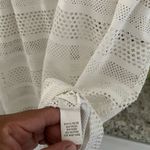 Club Z Collection White Crochet low cut swim cover up Size M Size M Photo 4
