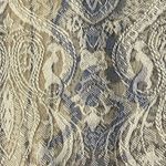 Altar'd State  Paisley Flare Pants Women's Size Medium Boho Blue Textured Stretch Photo 7