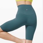 Lululemon Align Super High Rise Shorts 10" in Desert Teal Blue Size 8 Photo 0