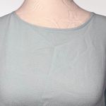 Marc New York  Ruffle Bell Sleeve Blouse Light Blue Black Trim Small Photo 1