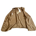 Chico's Daisy Jones 70s style bronze sequin sleeveless open vest  Photo 3